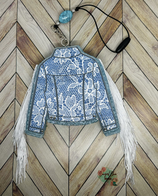 RTS: Lace Denim Jacket